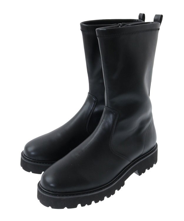 YECCA VECCA トラックソールブーツ Black