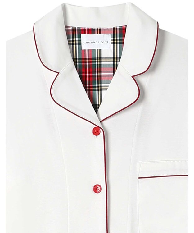 une nana cool 【綿100％】やわらかスムースパシャマ WH