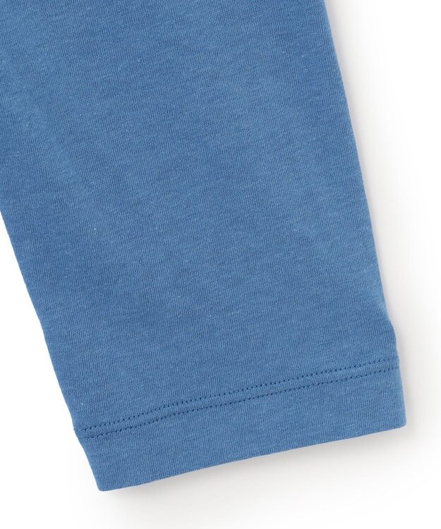 JOSEPH HOMME コットンモダールジャージー　タートルネックカットソー ダルブルー系