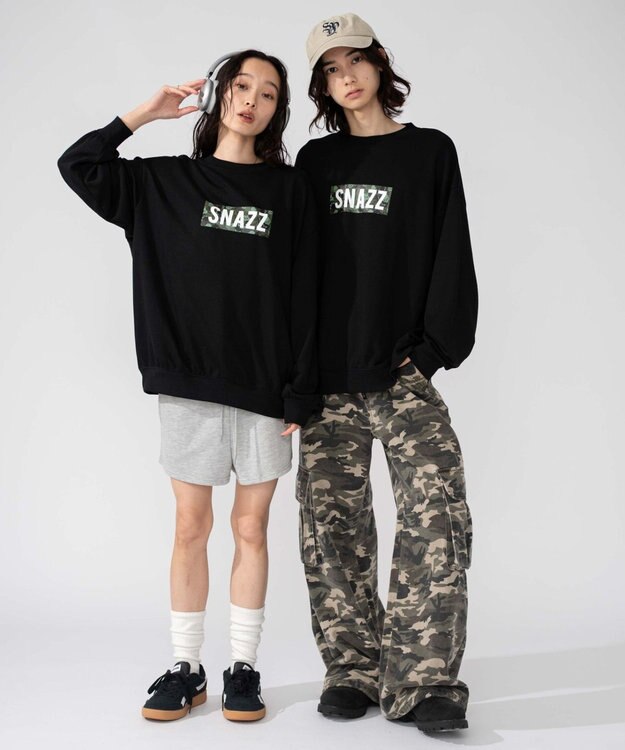 WEGO 【2025年秋冬新作/SMLXLサイズ展開/ユニセックス着用ITEM】アソートグラフィックプルオーバー 柄24