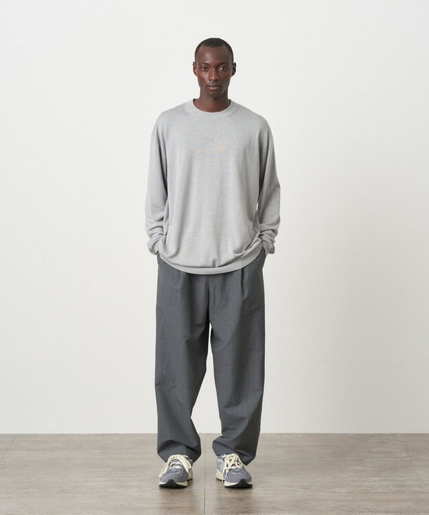 WOOL WASHI TROPICAL | ワイドパンツ - UNISEX / ATON | ファッション