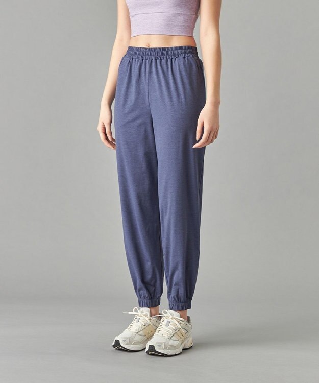 Chacott EazyCare＋　ジョガーパンツ ネイビー