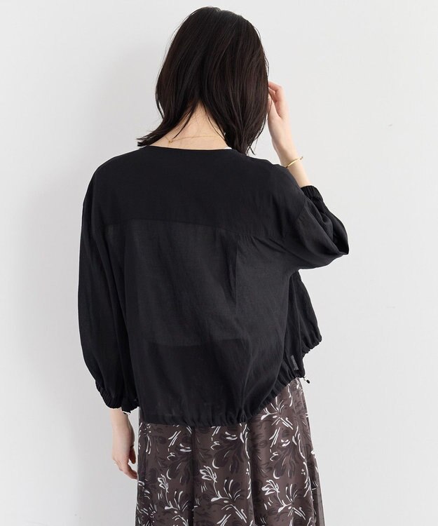 YECCA VECCA ドライタッチシアーブルゾン Black