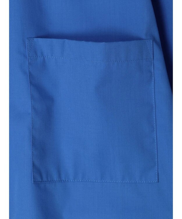 Green Parks 胸元ポケットイージーケアシャツ Blue