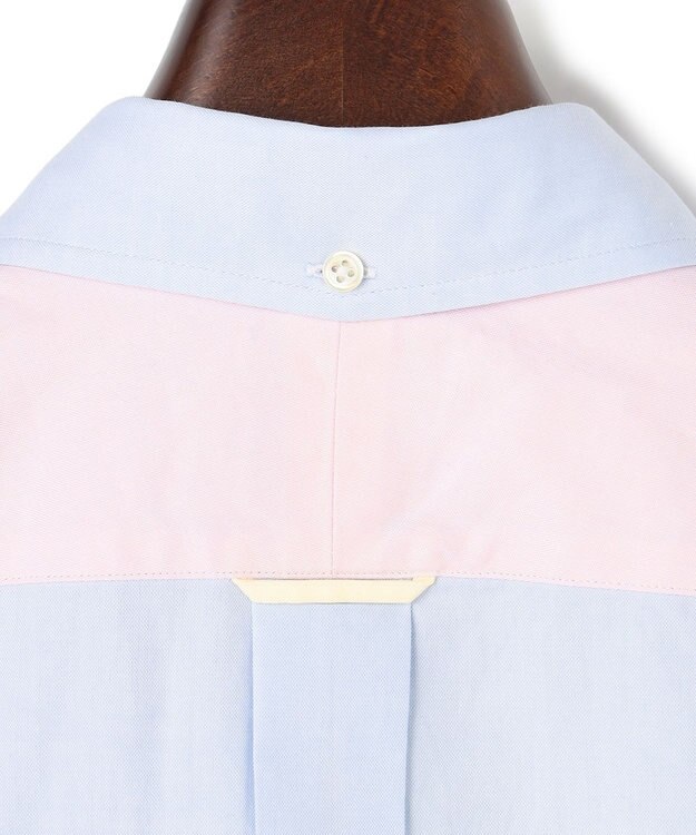 J.PRESS MEN 【J.PRESS ORIGINALS】【UNISEX】Crazy Oxford Half Sleeve Shirt / B.D. / Baggy-Fit サックスブルー系9