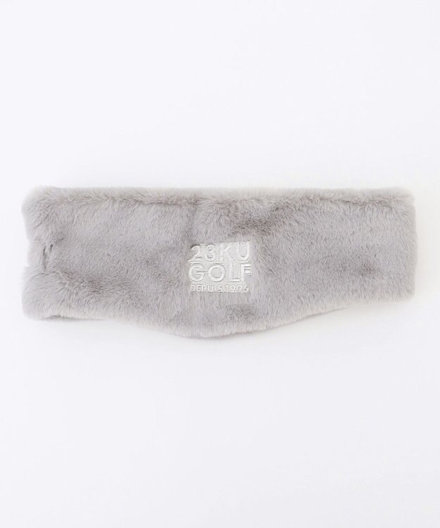 23区GOLF 【WOMEN】イヤーウォーム キャップ ライトグレー系