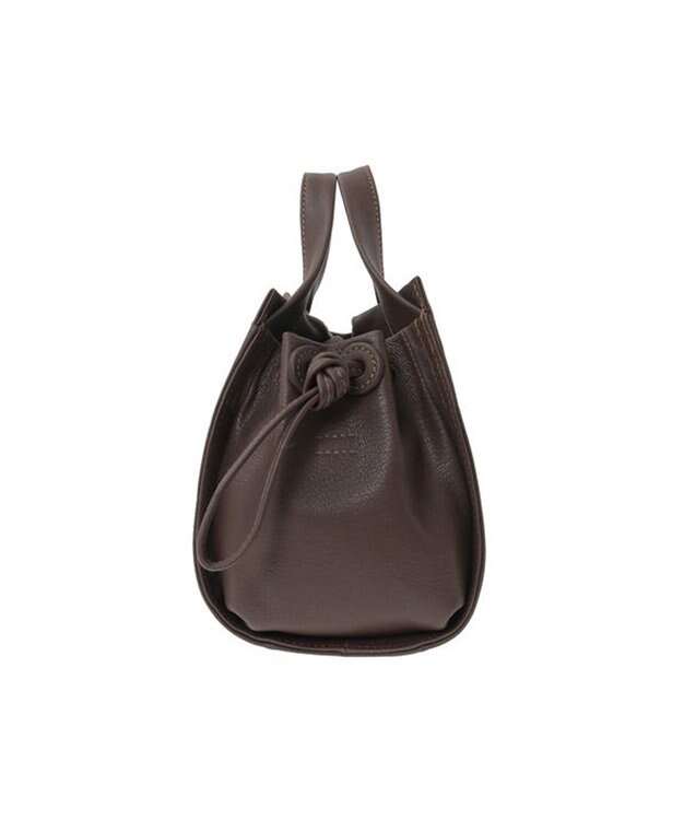 genten ソーロフィーネ 2WAYボストンバッグ グレー