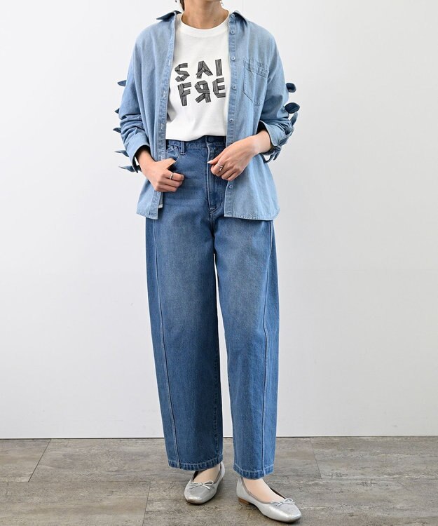 FORFORMO Adjustable Denim Pants アジャスタブルデニムパンツ ブルー