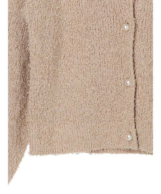 earth music&ecology カールヤーンカーディガン Beige