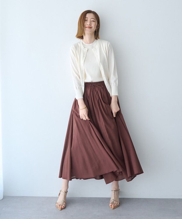 YECCA VECCA 【マシンウォッシャブル】カーディガン Off White