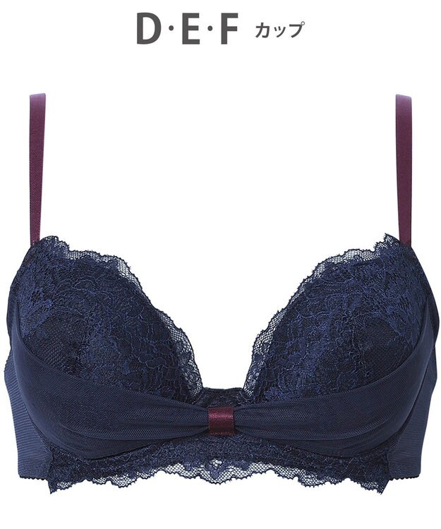 WACOAL ブラジャー 【リボンブラ For girls】 【若い世代の体型特徴を考えた設計】 きれいな谷間をメイクしてキープ まるみのあるシルエット レディース BRB409 /ワコール コン