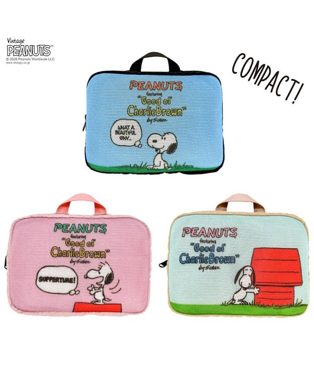 ROOTOTE 8506【ルートート】スヌーピー IP.メッケル.ピーナッツ-1D 01：ブラック