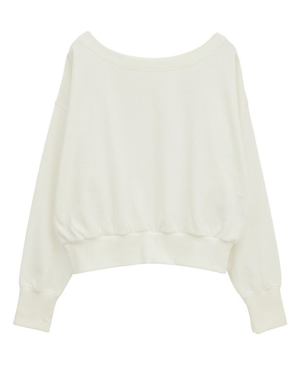 Green Parks オフショルスウェット White
