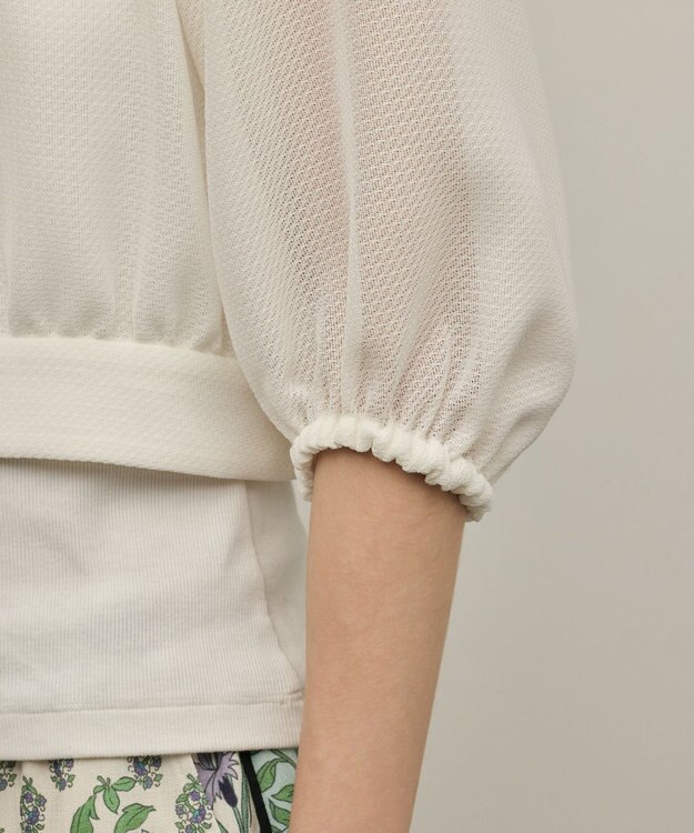 GRACE CONTINENTAL カラミ2wayジャケット ホワイト