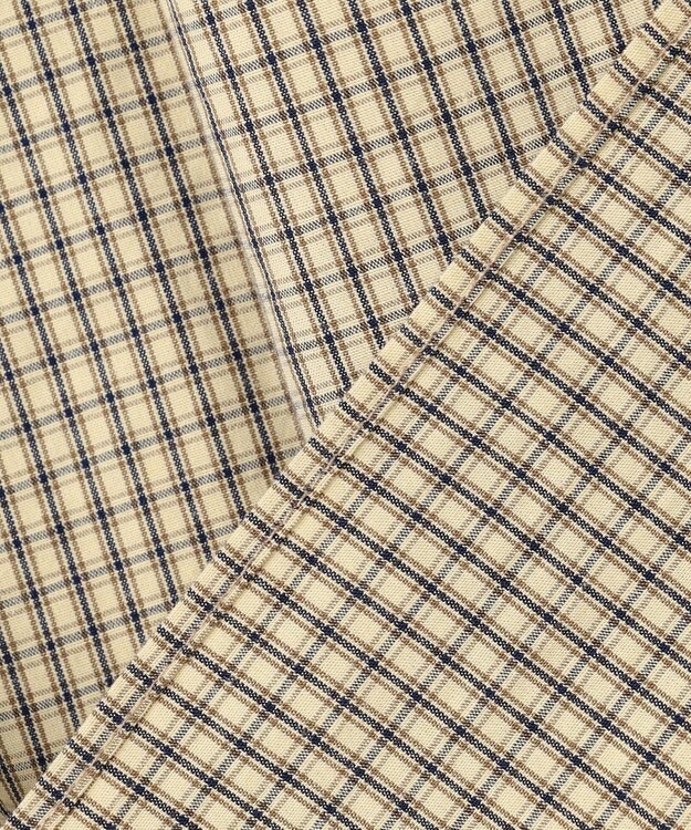 J.PRESS YORK STREET 【UNISEX】ミニチェック クレイジーパターンシャツ ブラウン系8