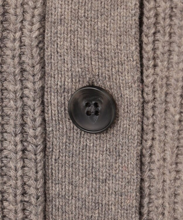 uncrave チャンキーニット カーディガン カーキグレー