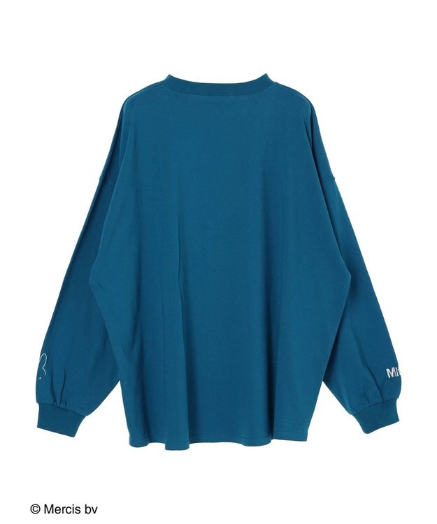 Green Parks ｍｉｆｆｙ／袖刺繍ロンＴ Blue