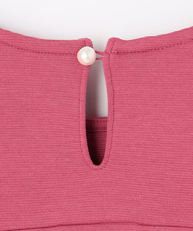 組曲 KIDS 【110-140cm】グログラン ワンピース ラズベリー系