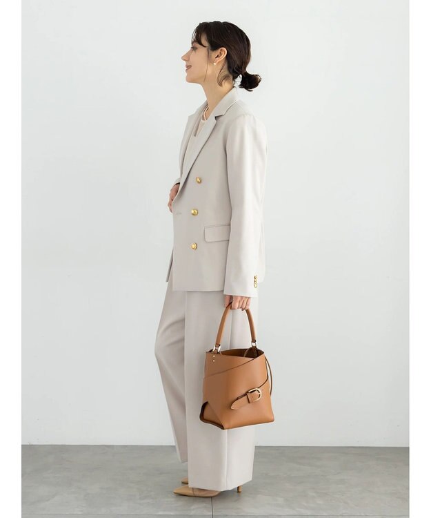 Te chichi 【セレモニーアイテム】2タックベアオールインワン（セットアップ可） ベージュ