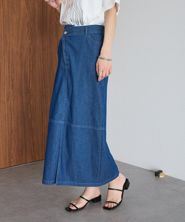 CRAFT STANDARD BOUTIQUE アシンメトリーデニムスカート Indigo