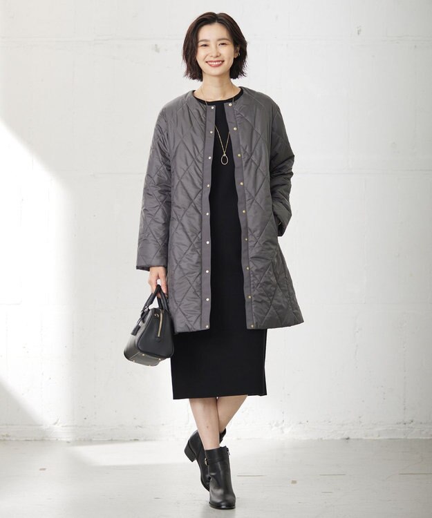 J.PRESS LADIES ドロップ カーブ ネックレス ゴールド系