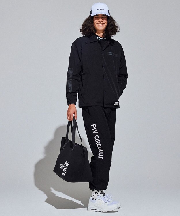 PW CIRCULUS 【軽撥水/ 伸縮性あり 】【MEN】コーチジャケット ブラック系