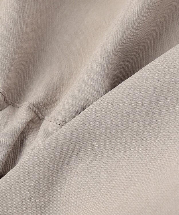 BEIGE， PORDIC / ドロスト付きノーカラージャケット Taupe