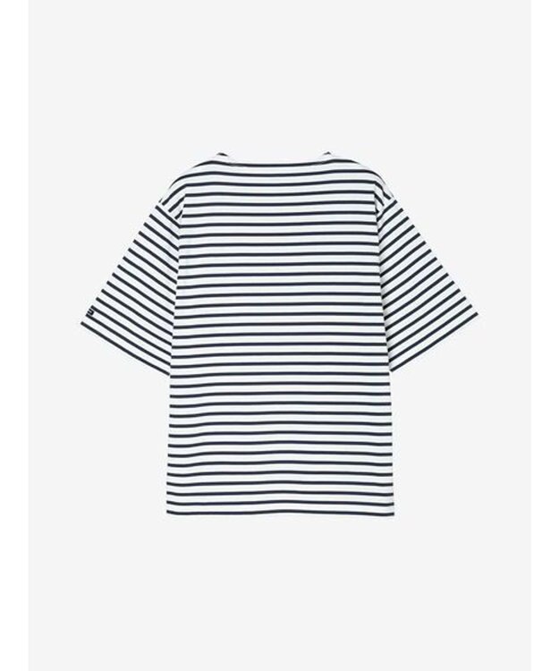 HELLY HANSEN ショートスリーブ HHマリンボーダーボートネックティー オフホワイト