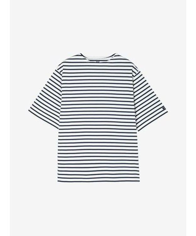 HELLY HANSEN ショートスリーブ HHマリンボーダーボートネックティー オフホワイト