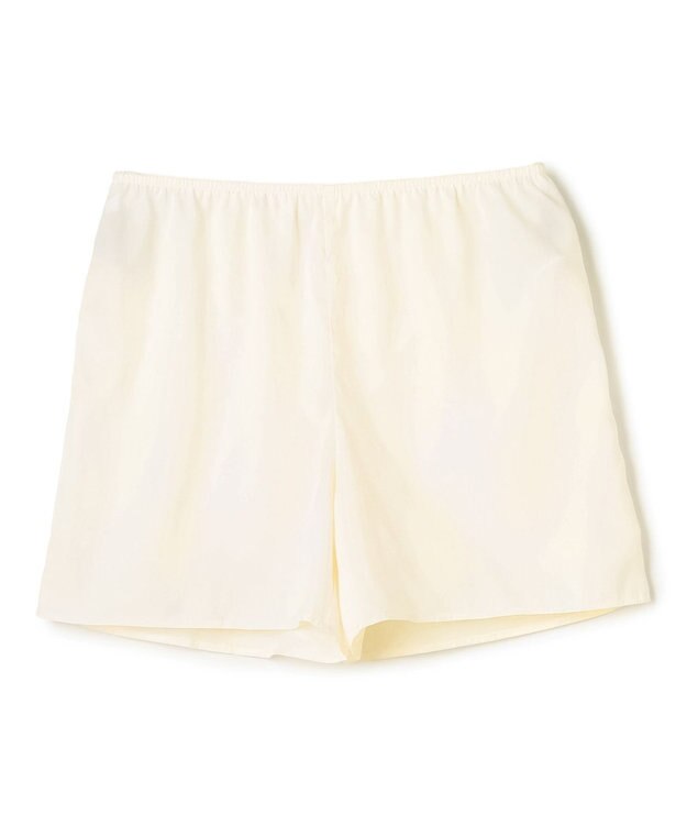 BEIGE， 【洗える】LLOYD / ハンマーサテンイージーワイドパンツ Ecru