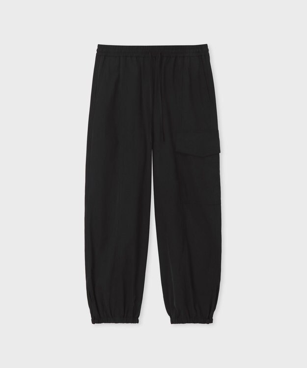 Paul Smith ツイル ドローストリング トラウザース ブラック