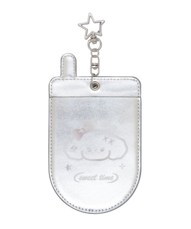 WEGO 【痛バ＆推し活グッズ】シャイニーガラケーカードホルダーキーホルダー ピンク