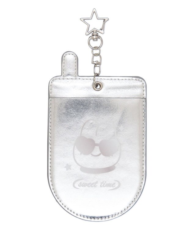 WEGO 【痛バ＆推し活グッズ】シャイニーガラケーカードホルダーキーホルダー ピンク