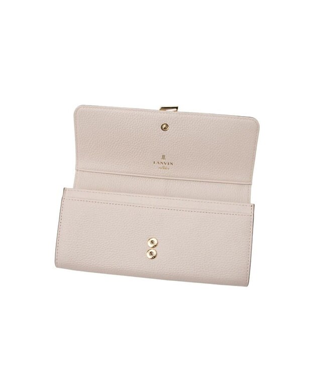 LANVIN en Bleu カルノ かぶせ長財布 ピンク