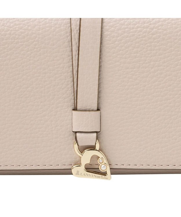 LANVIN en Bleu カルノ かぶせ長財布 ピンク