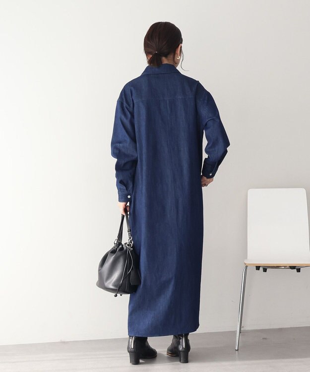 AMERICAN HOLIC 【先行予約】デニムシャツワンピース Indigo
