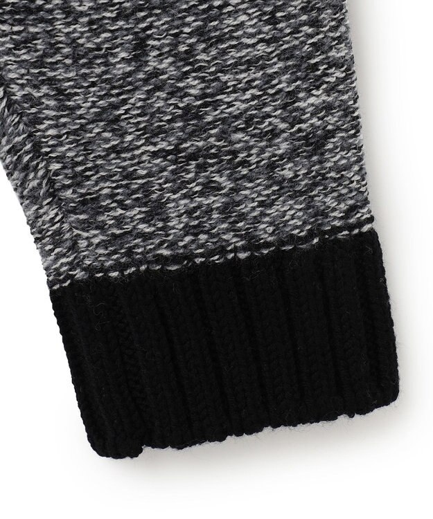 JOSEPH HOMME メリノブロック　ニット ブラック系