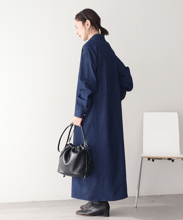 AMERICAN HOLIC 【先行予約】デニムシャツワンピース Indigo