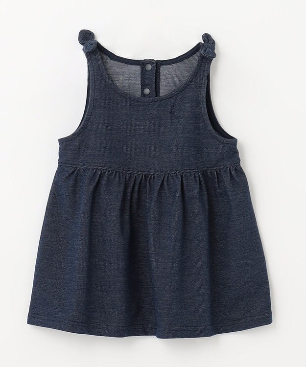 組曲 KIDS 【80-90cm】Tulips Shower  ジャンパースカート ベビーピンク系5