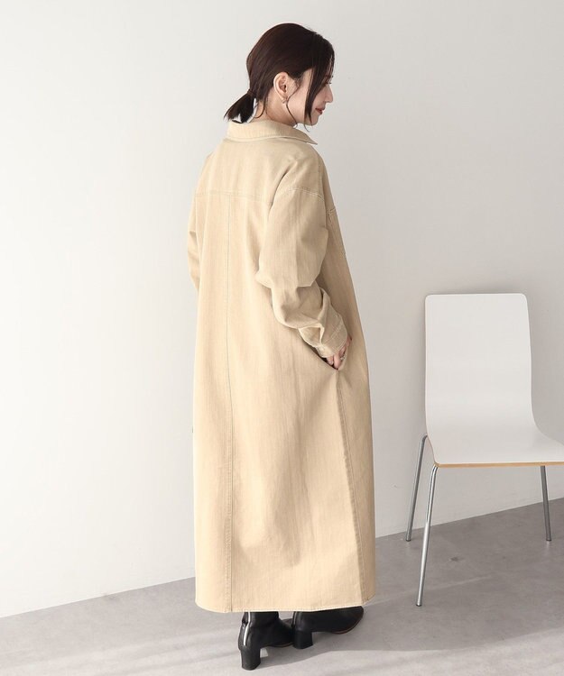 AMERICAN HOLIC 【先行予約】デニムシャツワンピース Beige