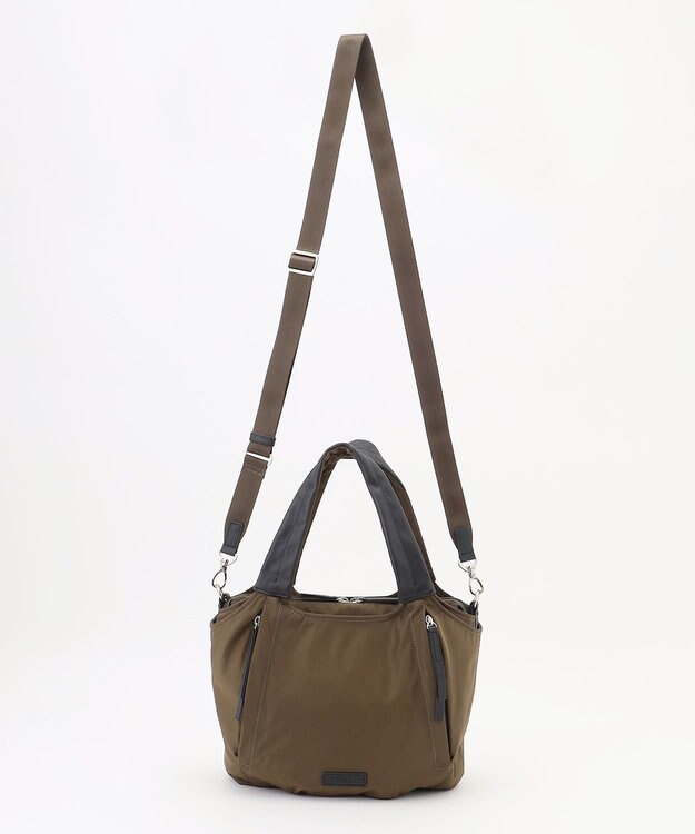 Y'SACCS ふんわりラウンド2WAYトート Sサイズ カーキ