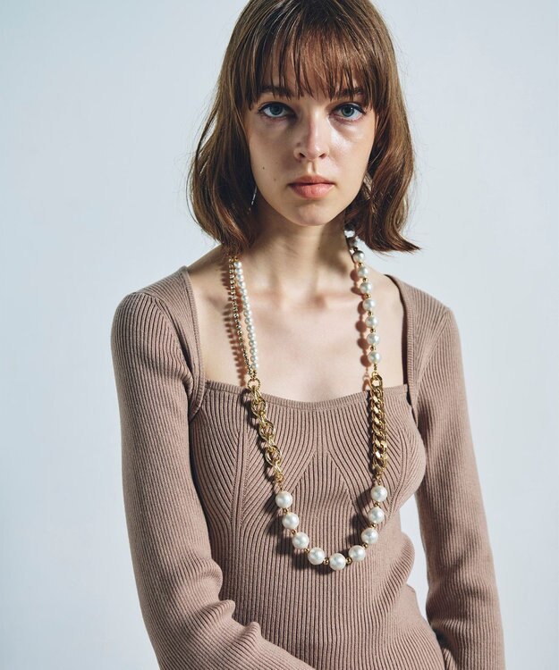 GRACE CONTINENTAL MOY paris Gaelle ネックレス ゴールド