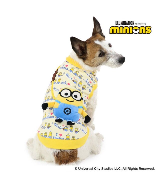 PET PARADISE ミニオンボブ マスコット付き Ｔシャツ 【小型犬】 黄
