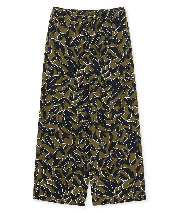 UNFILO 【ウエストゴム】プリント イージーパンツ ボタニカル