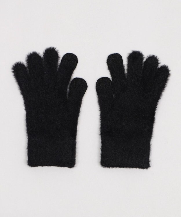 WEGO 【手袋】リボンラインストーングローブ ブラック