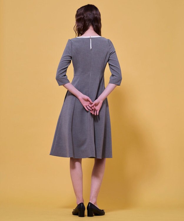 TOCCA RIBBON MONO ドレス グレー系