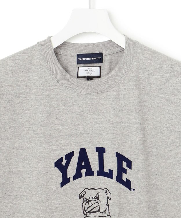 J.PRESS YORK STREET 【UNISEX】YALE × J.PRESS YORK STREET コラボTシャツ ライトグレー系