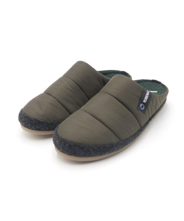 BONTRE 【VERBENAS/ベルベナス】ダウンスリッポン (ユニセックス） カーキ