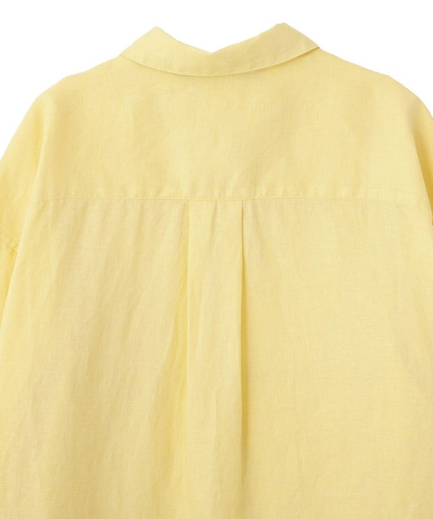 YECCA VECCA 3wayフレンチリネンシャツ White
