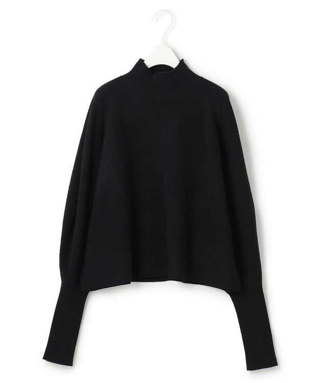 ICB L 【WEB限定カラーあり】 ソフトウールハイゲージ ハイネックニット ブラック系